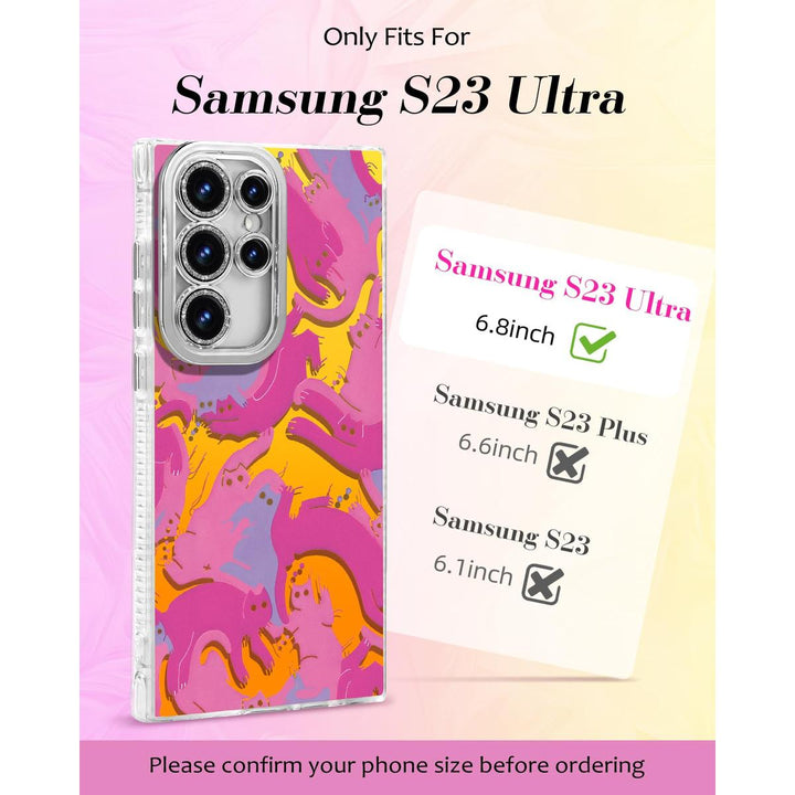 Galaxy Glitter Cherry Case & Lens Protector - DOKUTRONIX