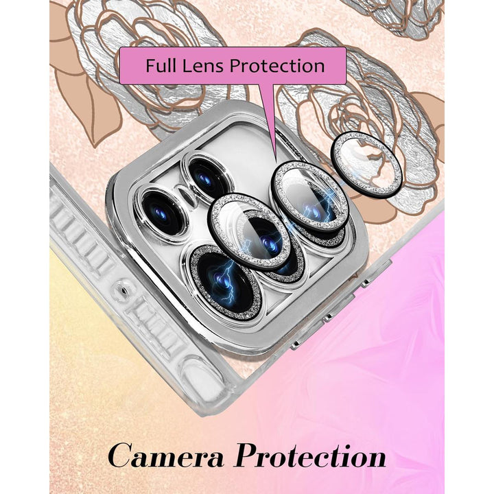 Galaxy Glitter Cherry Case & Lens Protector - DOKUTRONIX