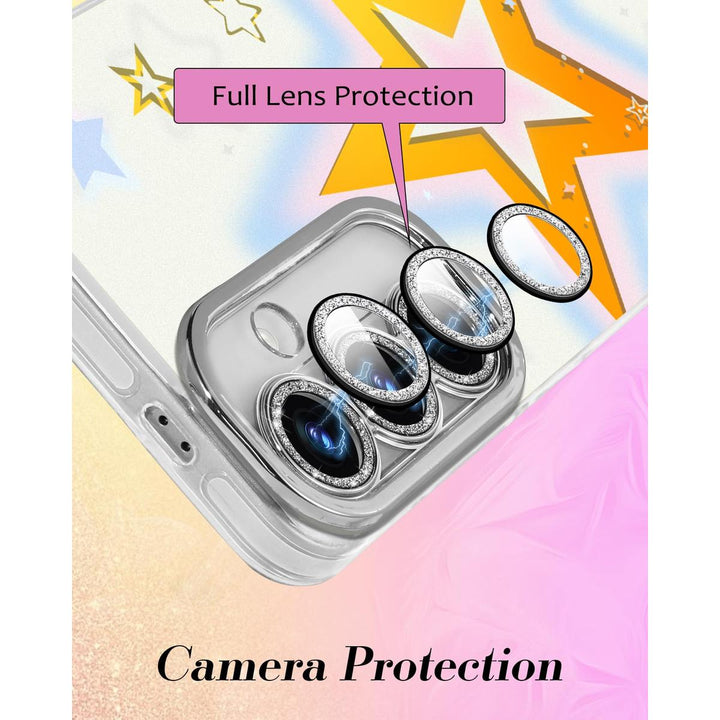 Galaxy Glitter Cherry Case & Lens Protector - DOKUTRONIX