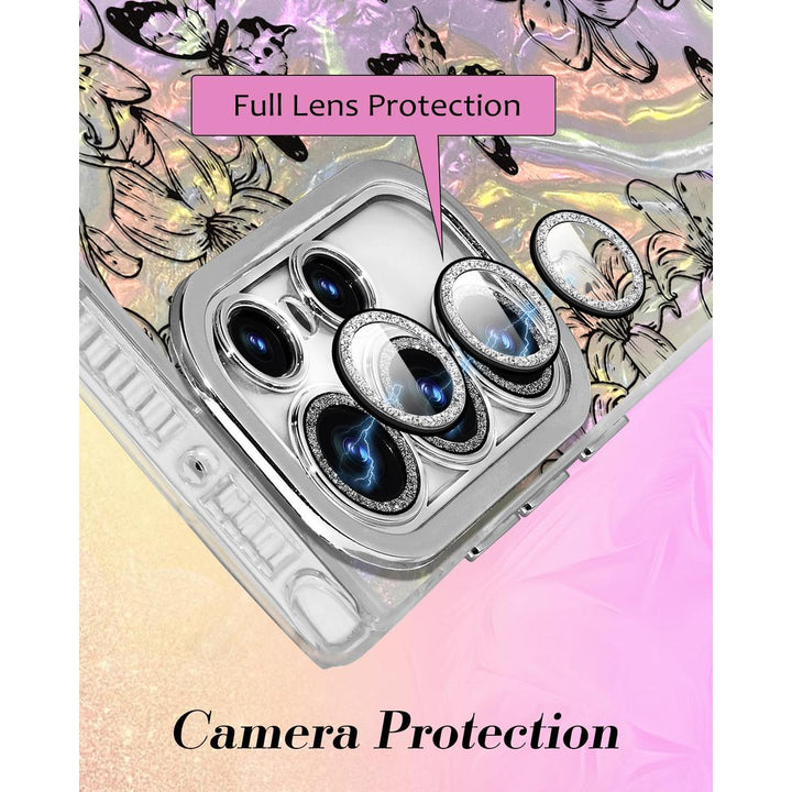 Galaxy Glitter Cherry Case & Lens Protector - DOKUTRONIX