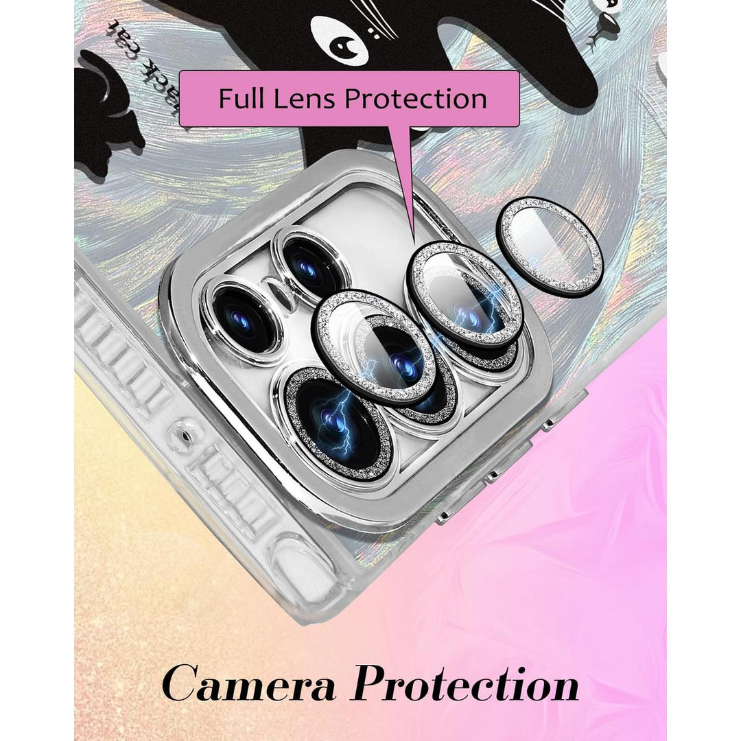 Galaxy Glitter Cherry Case & Lens Protector - DOKUTRONIX