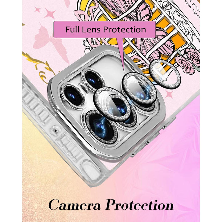 Galaxy Glitter Cherry Case & Lens Protector - DOKUTRONIX