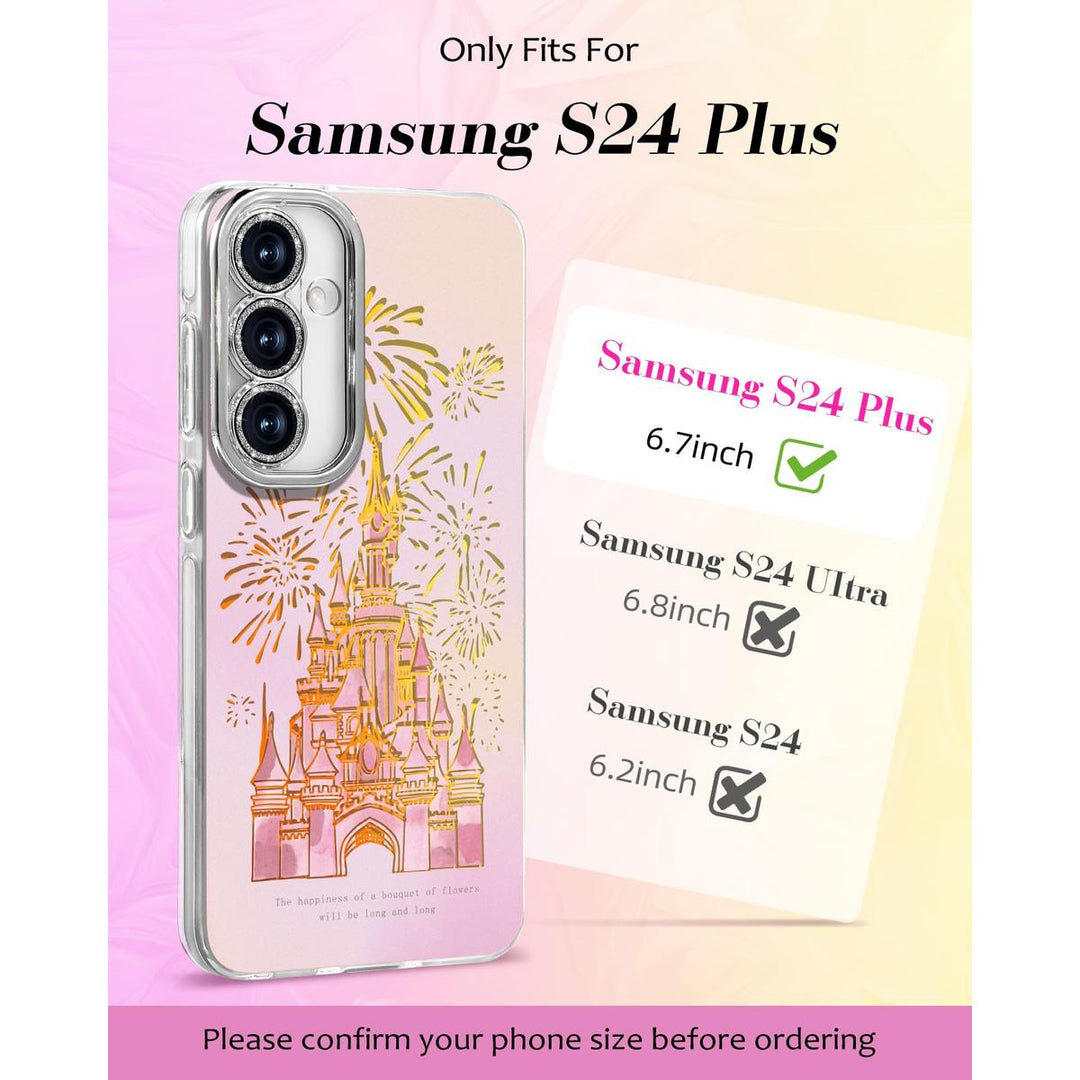 Galaxy Glitter Cherry Case & Lens Protector - DOKUTRONIX