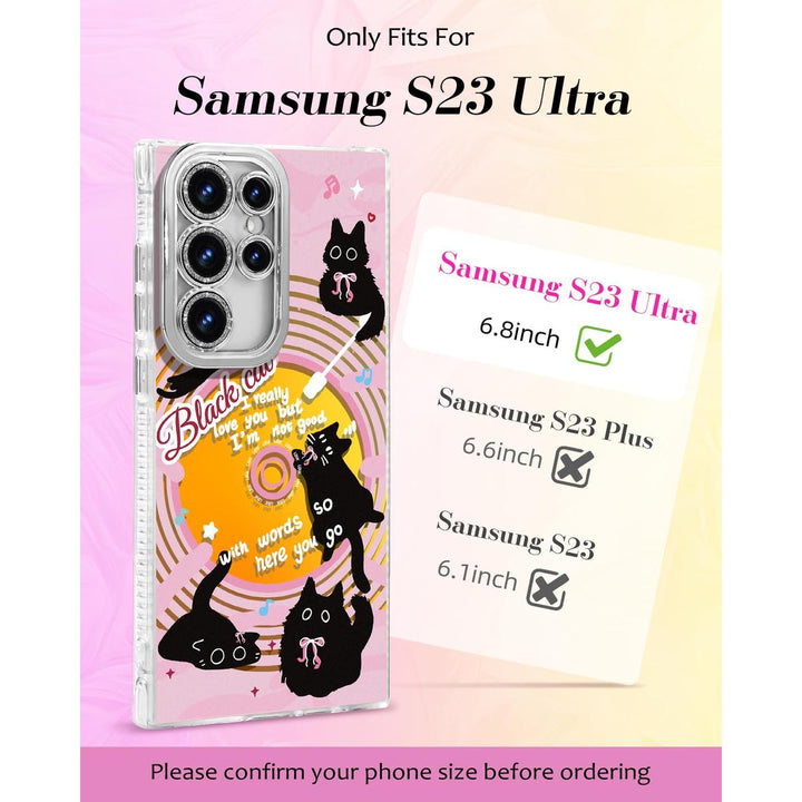 Galaxy Glitter Cherry Case & Lens Protector - DOKUTRONIX