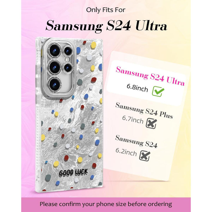 Galaxy Glitter Cherry Case & Lens Protector - DOKUTRONIX