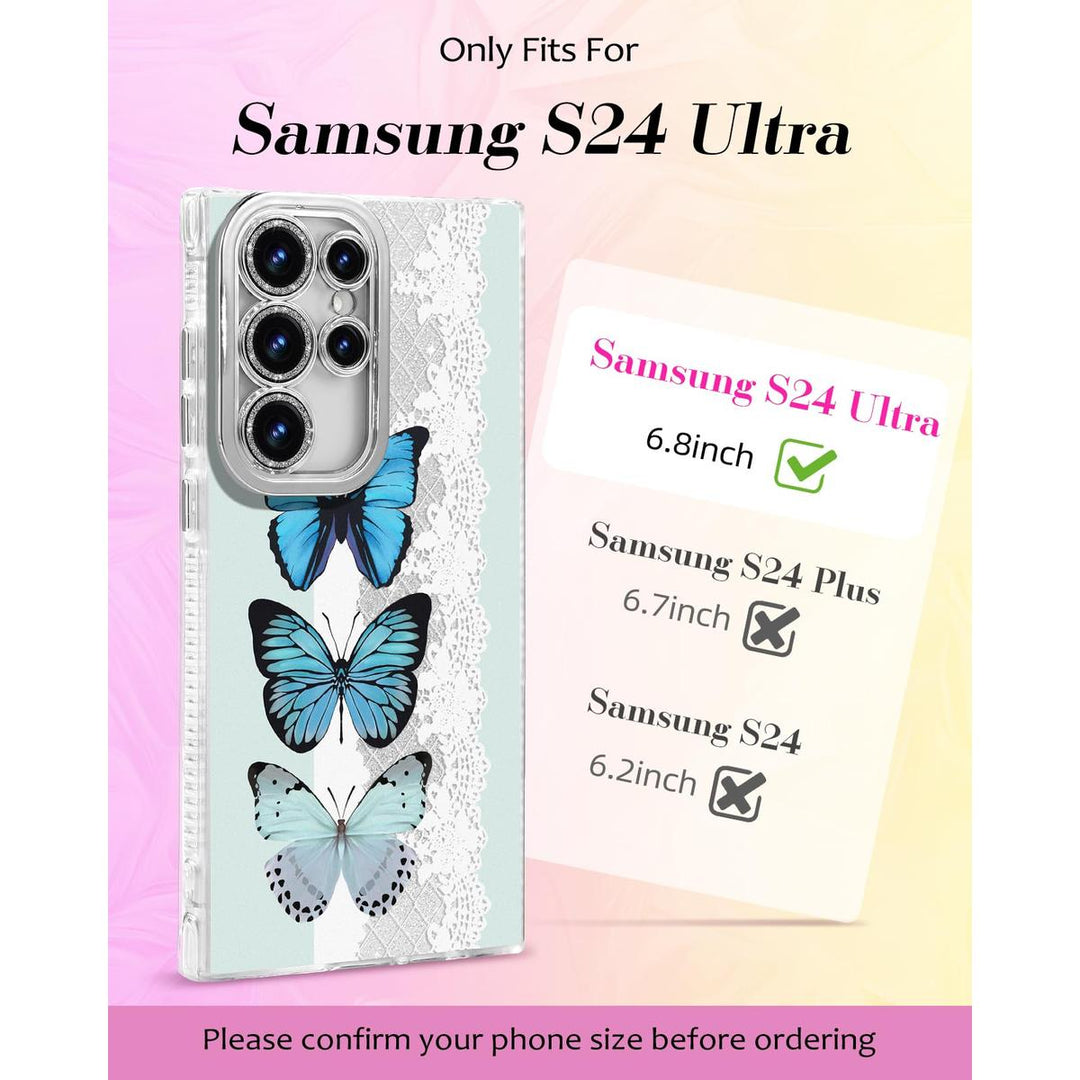 Galaxy Glitter Cherry Case & Lens Protector - DOKUTRONIX