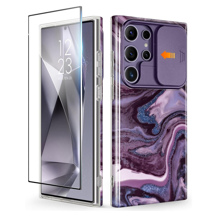 GVIEWIN Marble Shockproof Case for Galaxy S24 Ultra - DOKUTRONIX