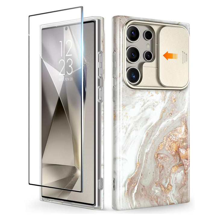 GVIEWIN Marble Shockproof Case for Galaxy S24 Ultra - DOKUTRONIX