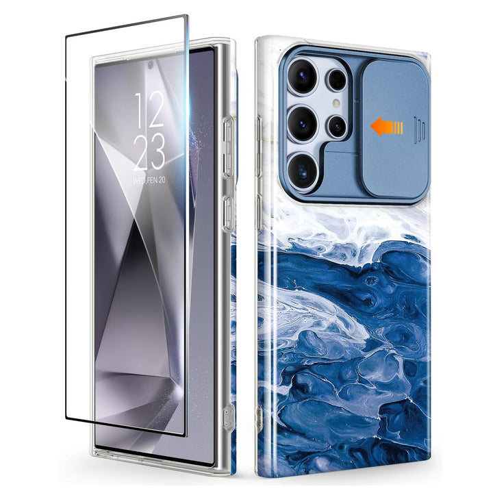 GVIEWIN Marble Shockproof Case for Galaxy S24 Ultra - DOKUTRONIX