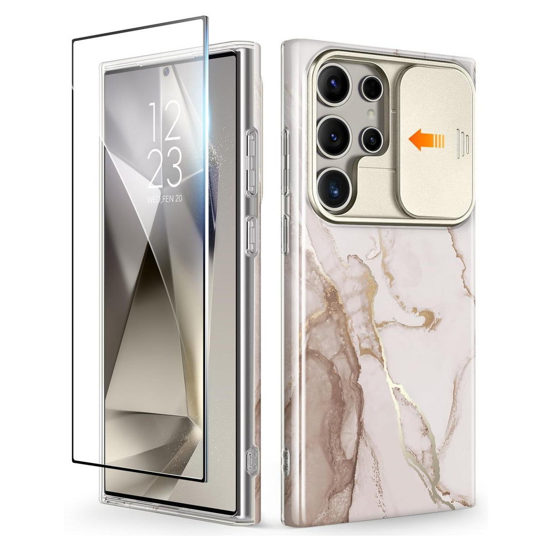 GVIEWIN Marble Shockproof Case for Galaxy S24 Ultra - DOKUTRONIX