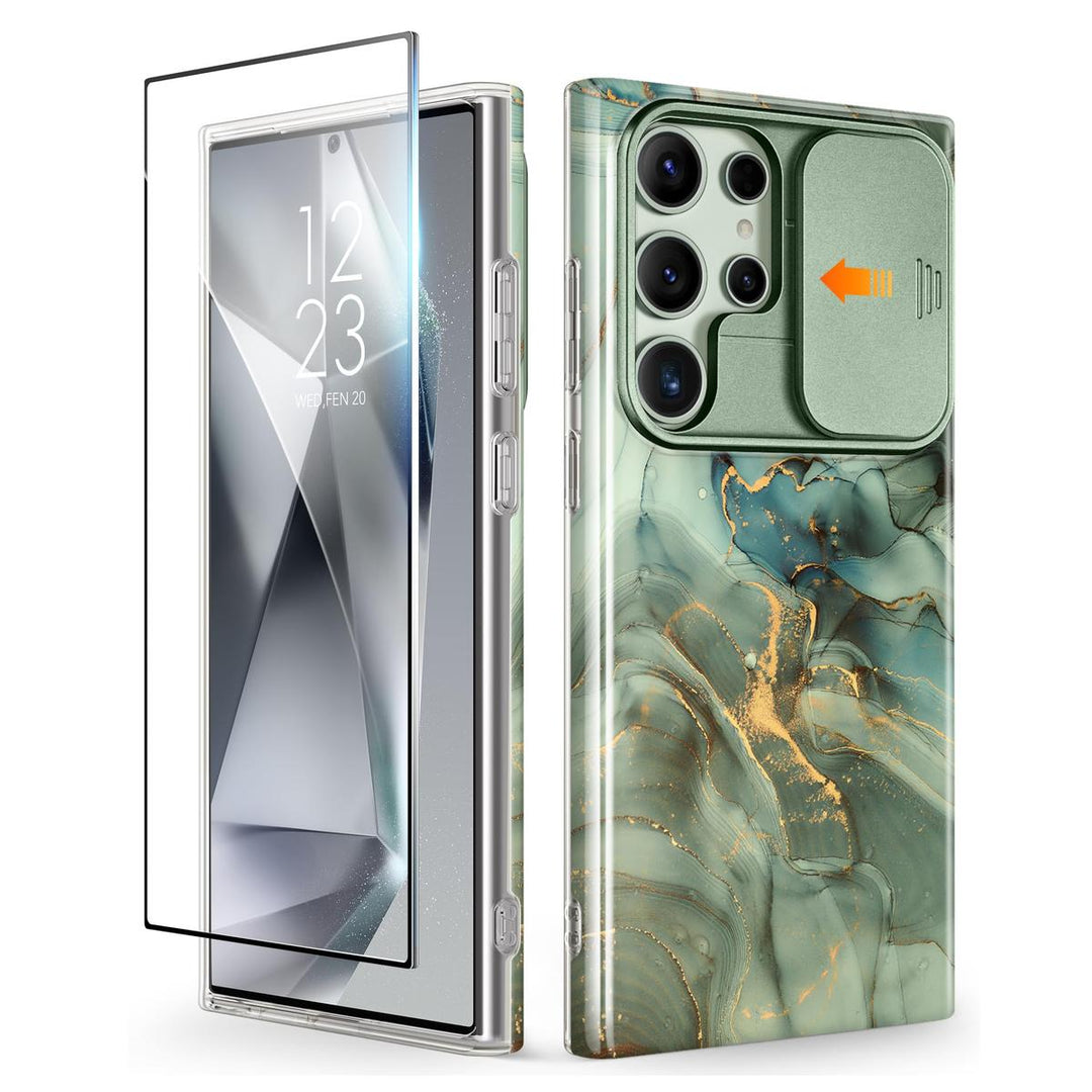 GVIEWIN Marble Shockproof Case for Galaxy S24 Ultra - DOKUTRONIX