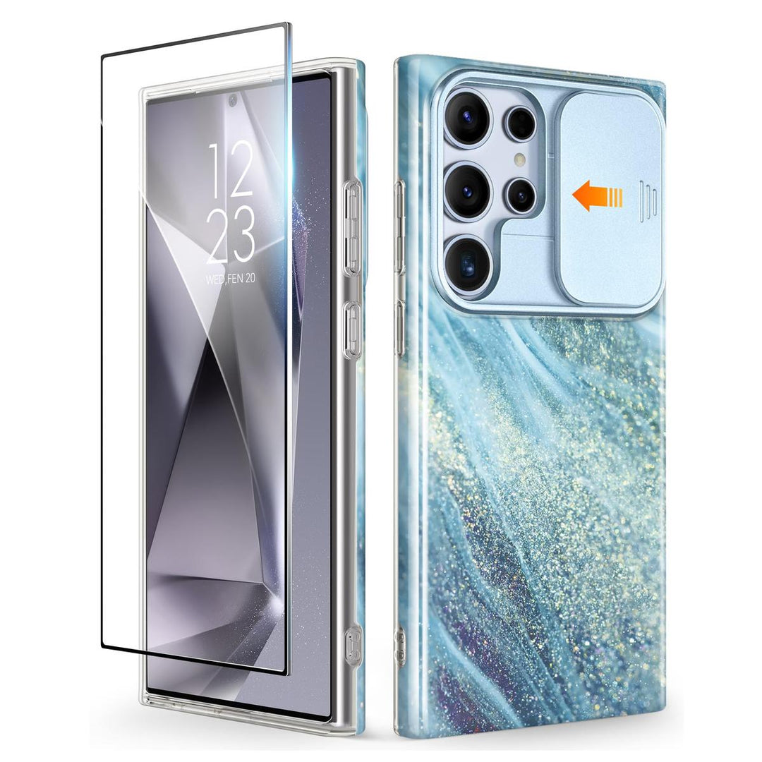 GVIEWIN Marble Shockproof Case for Galaxy S24 Ultra - DOKUTRONIX