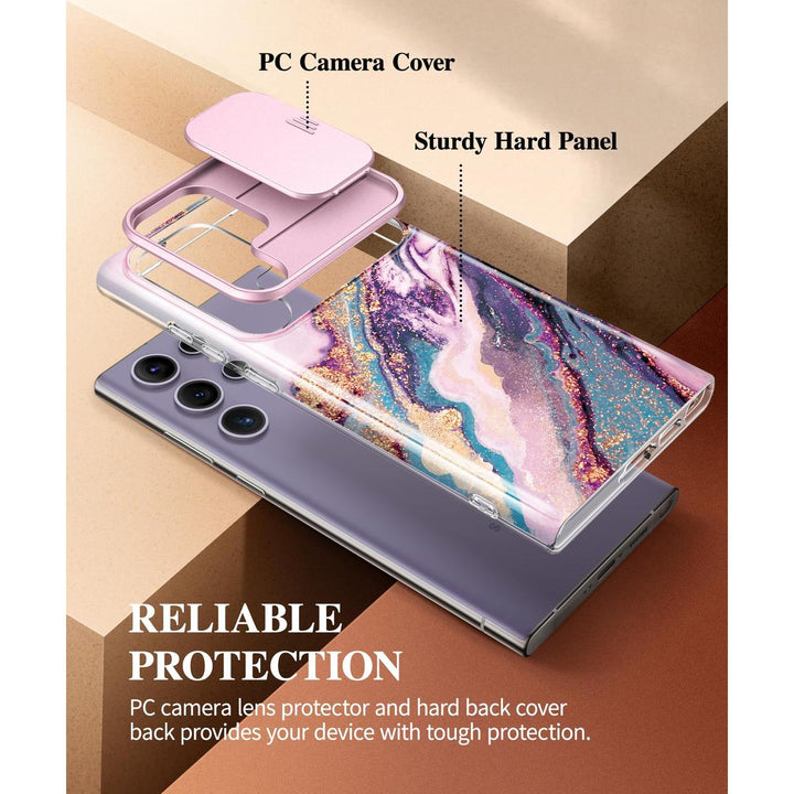 GVIEWIN Marble Shockproof Case for Galaxy S24 Ultra - DOKUTRONIX