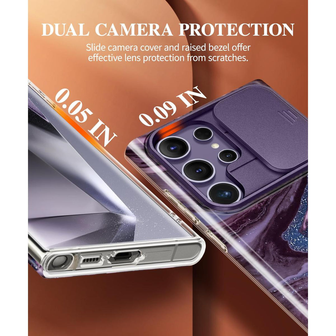 GVIEWIN Marble Shockproof Case for Galaxy S24 Ultra - DOKUTRONIX