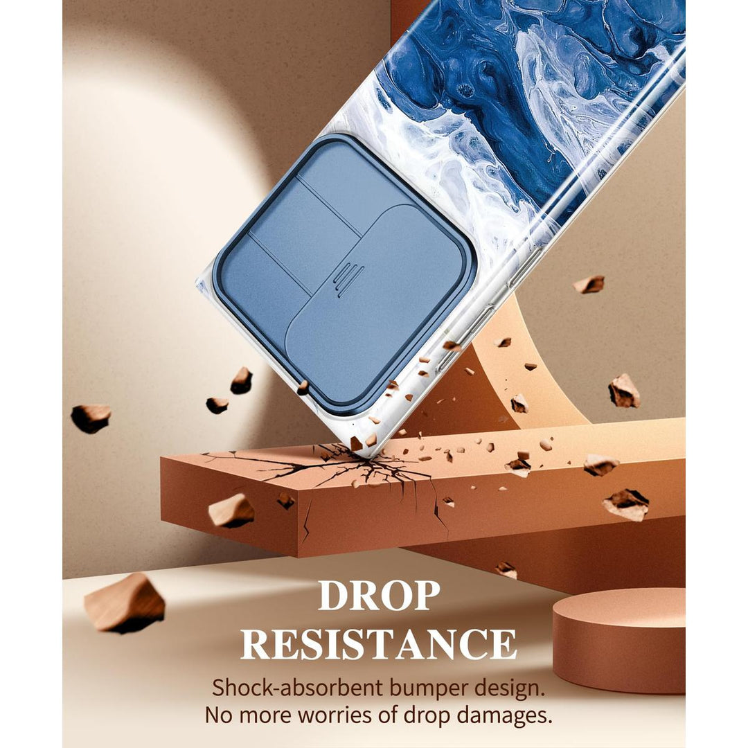 GVIEWIN Marble Shockproof Case for Galaxy S24 Ultra - DOKUTRONIX