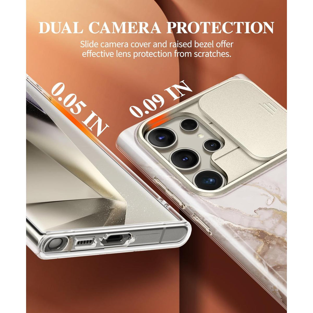 GVIEWIN Marble Shockproof Case for Galaxy S24 Ultra - DOKUTRONIX