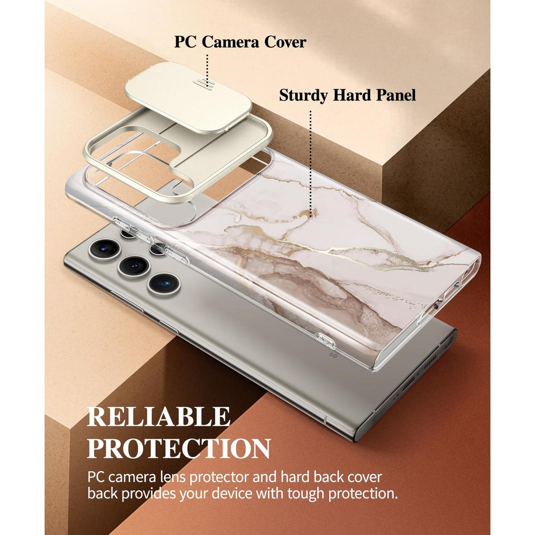 GVIEWIN Marble Shockproof Case for Galaxy S24 Ultra - DOKUTRONIX
