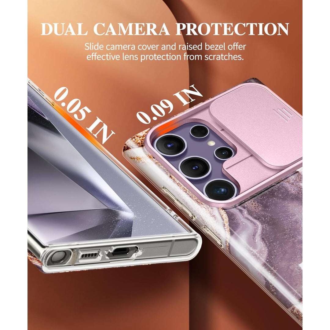 GVIEWIN Marble Shockproof Case for Galaxy S24 Ultra - DOKUTRONIX