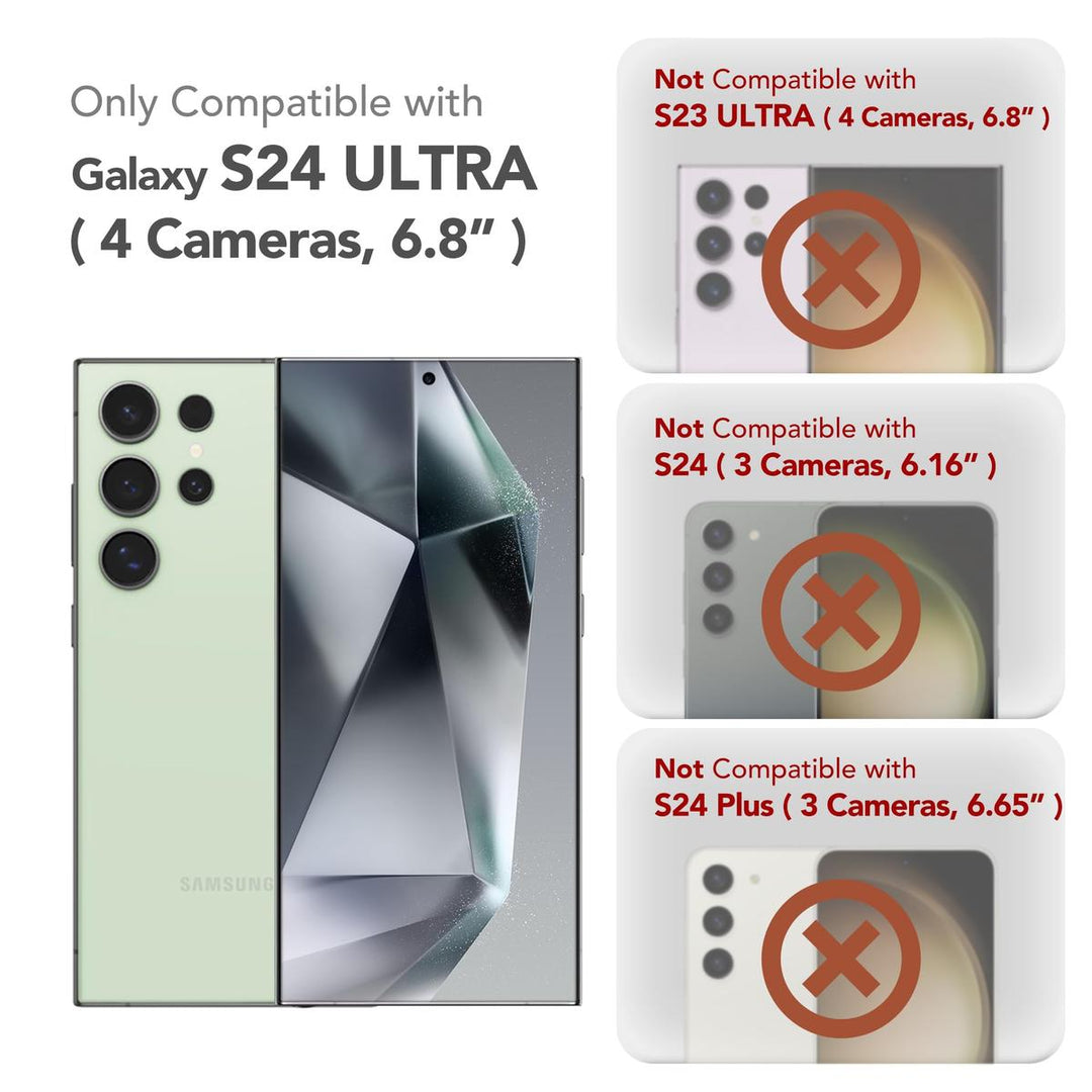 GVIEWIN Marble Shockproof Case for Galaxy S24 Ultra - DOKUTRONIX