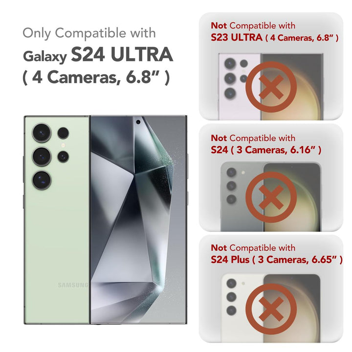 GVIEWIN Marble Shockproof Case for Galaxy S24 Ultra - DOKUTRONIX