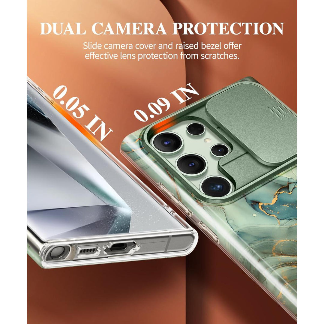 GVIEWIN Marble Shockproof Case for Galaxy S24 Ultra - DOKUTRONIX