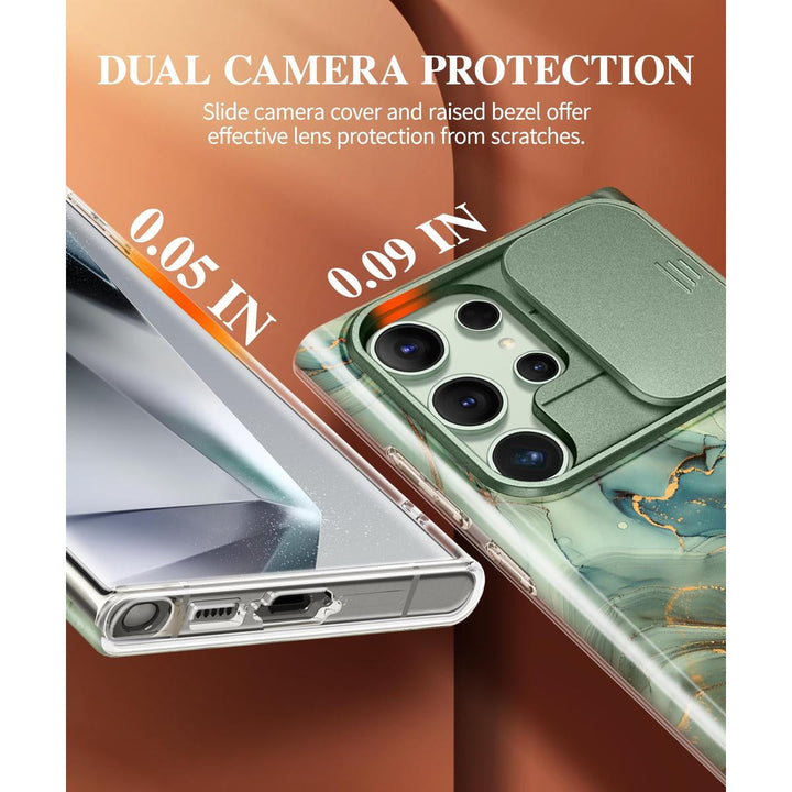 GVIEWIN Marble Shockproof Case for Galaxy S24 Ultra - DOKUTRONIX