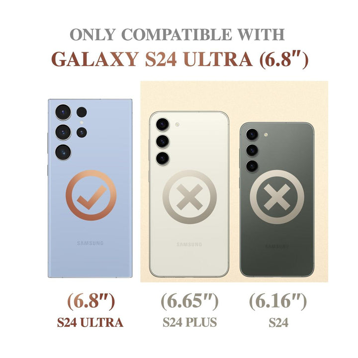 GVIEWIN Marble Shockproof Case for Galaxy S24 Ultra - DOKUTRONIX