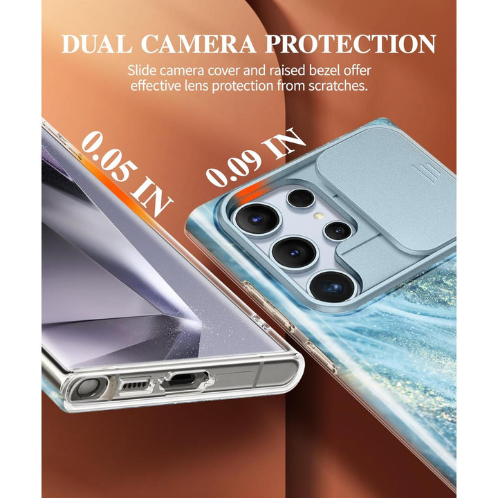 GVIEWIN Marble Shockproof Case for Galaxy S24 Ultra - DOKUTRONIX