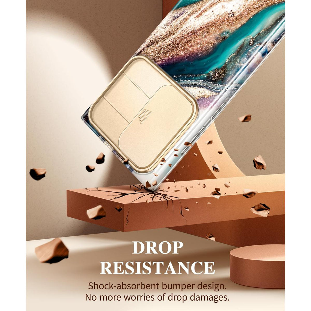 GVIEWIN Marble Shockproof Case for Galaxy S24 Ultra - DOKUTRONIX