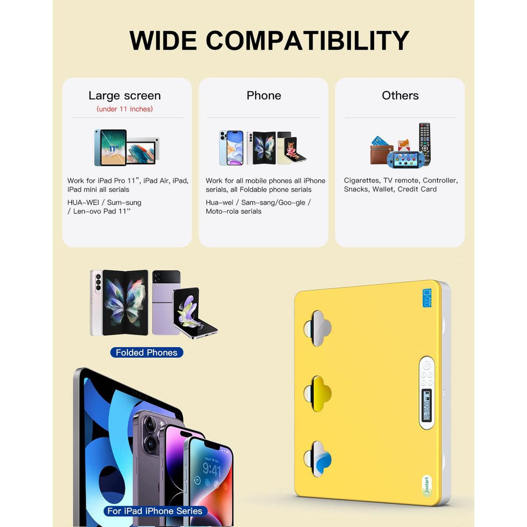 TimeKeeper: Portable Phone Lock Box for Focus - DOKUTRONIX