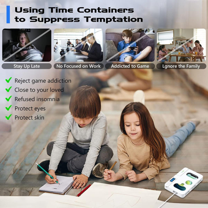 TimeKeeper: Portable Phone Lock Box for Focus - DOKUTRONIX