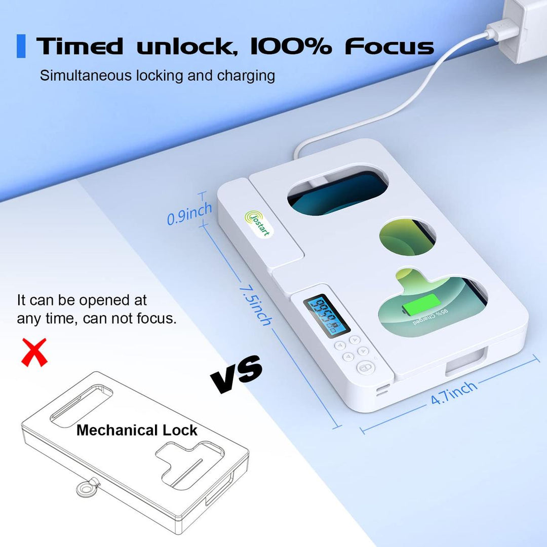 TimeKeeper: Portable Phone Lock Box for Focus - DOKUTRONIX