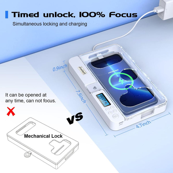 TimeKeeper: Portable Phone Lock Box for Focus - DOKUTRONIX