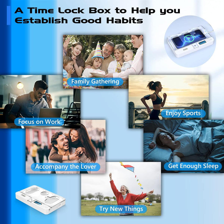 TimeKeeper: Portable Phone Lock Box for Focus - DOKUTRONIX