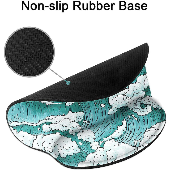 AquaComfort Ergonomic Mouse Pad with Wrist Support - DOKUTRONIX