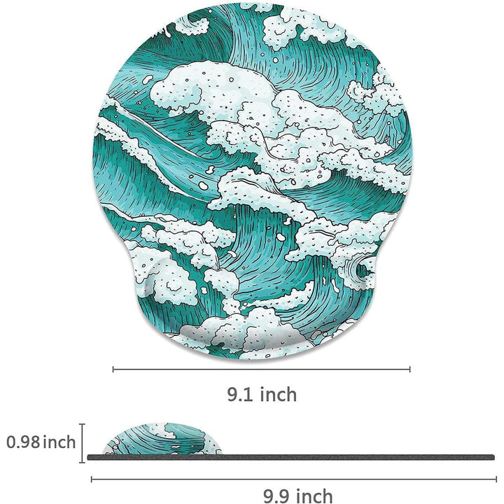 AquaComfort Ergonomic Mouse Pad with Wrist Support - DOKUTRONIX