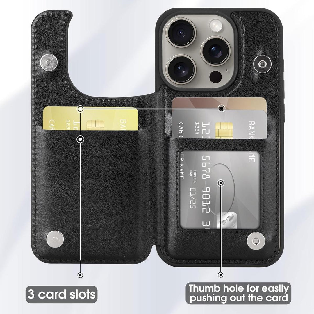 Arae Pro Wallet Case - Black - DOKUTRONIX