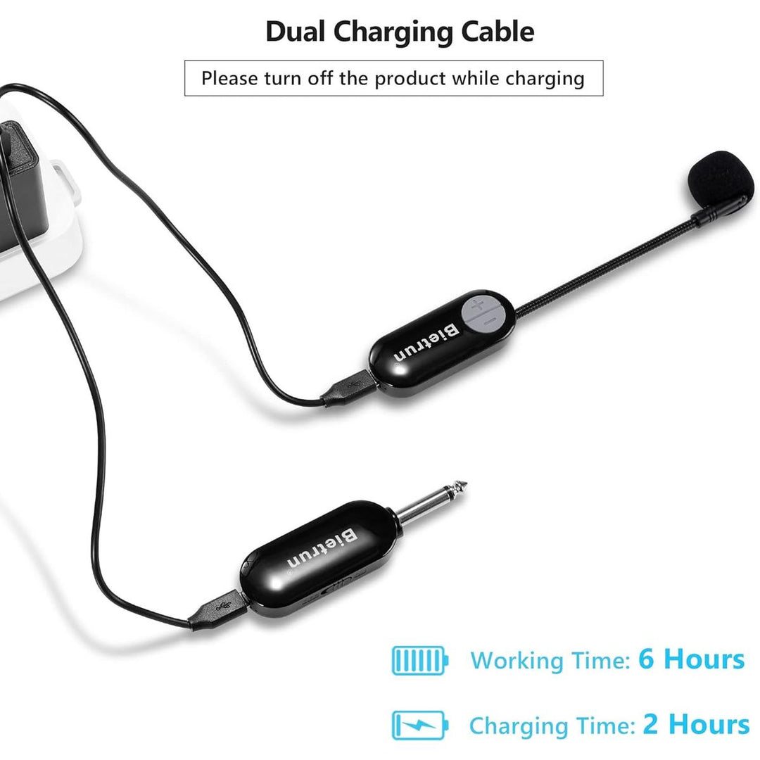 Bietrun Airwave Wireless Mic Headset - DOKUTRONIX