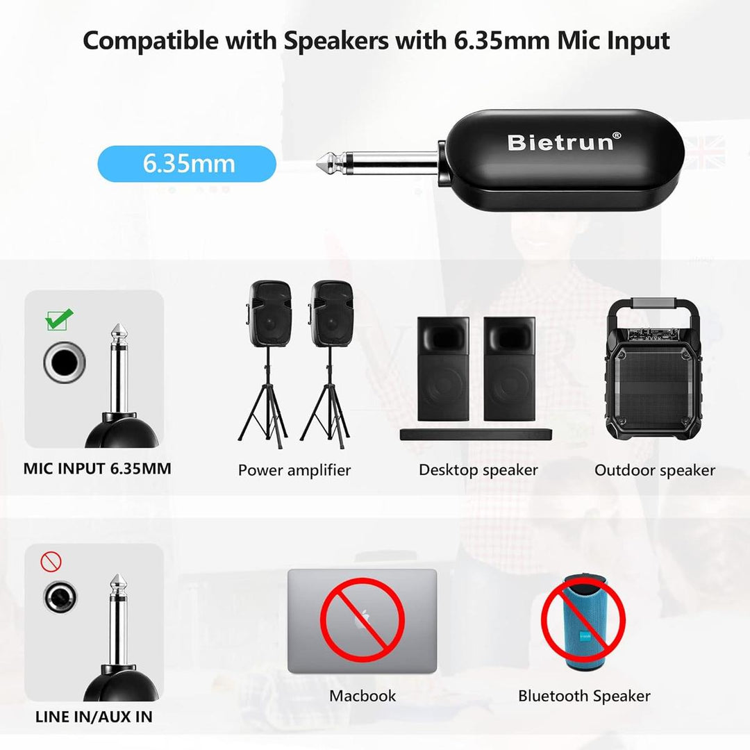 Bietrun Airwave Wireless Mic Headset - DOKUTRONIX