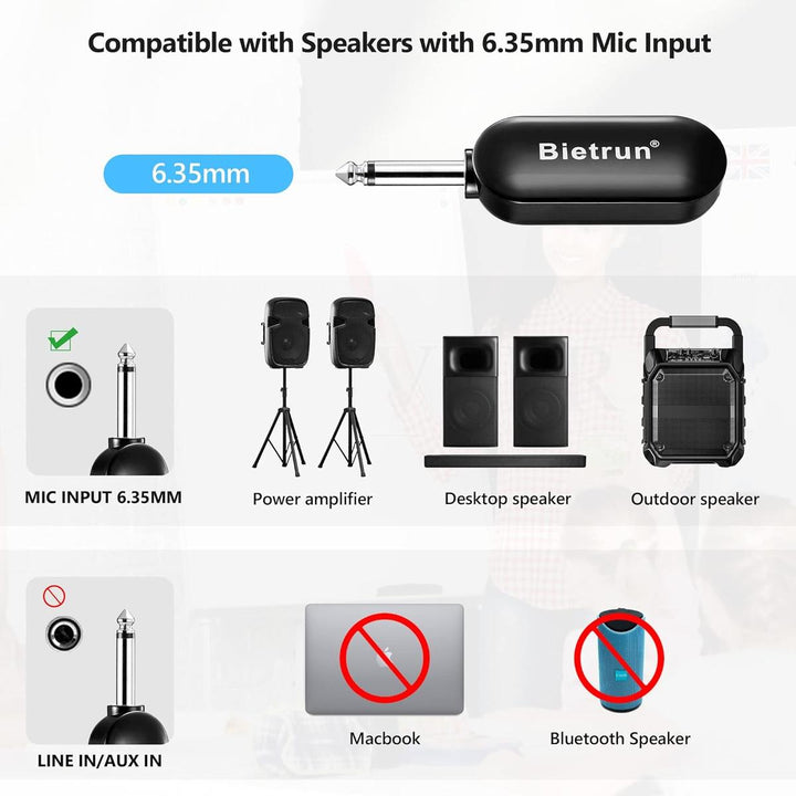 Bietrun Airwave Wireless Mic Headset - DOKUTRONIX