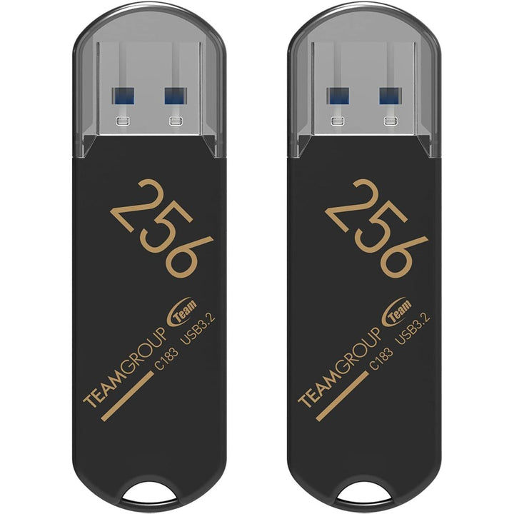 C183 Duo 256GB USB Flash Drives - Black Edition - DOKUTRONIX