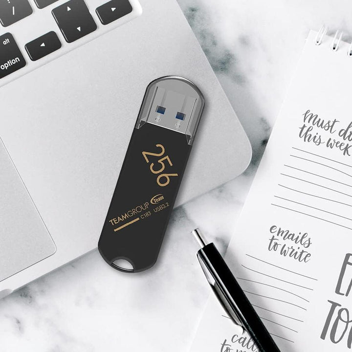 C183 Duo 256GB USB Flash Drives - Black Edition - DOKUTRONIX