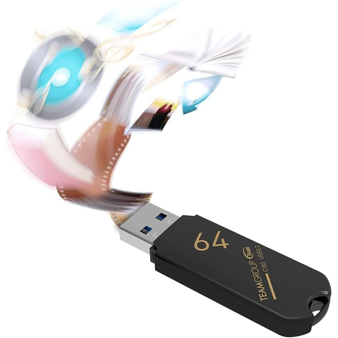 C183 Duo 256GB USB Flash Drives - Black Edition - DOKUTRONIX