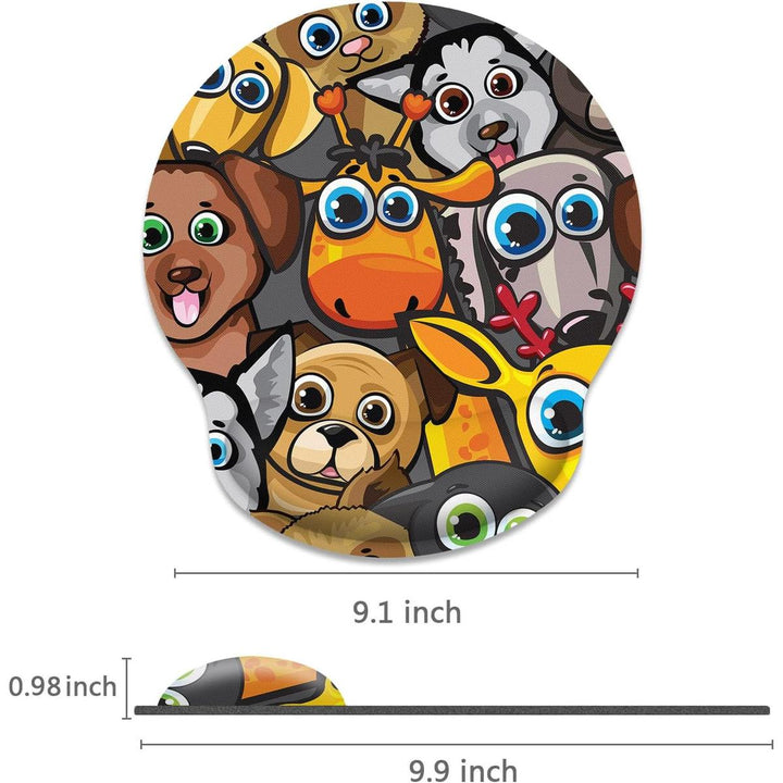 Cartoon MousePad with Wrist Support - DOKUTRONIX
