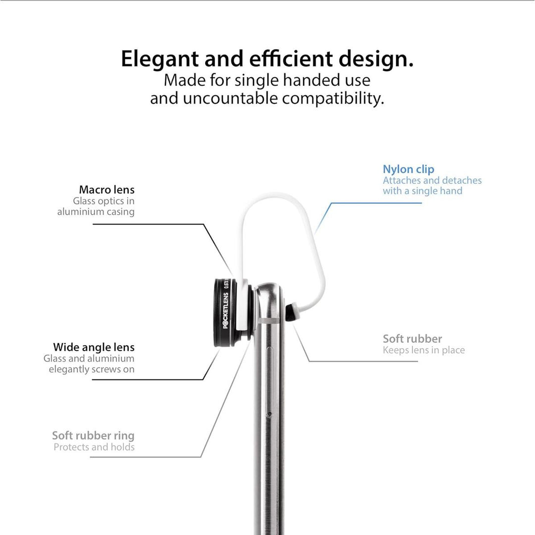 DualFocus: Macro & Wideangle Lens for iPhone - DOKUTRONIX