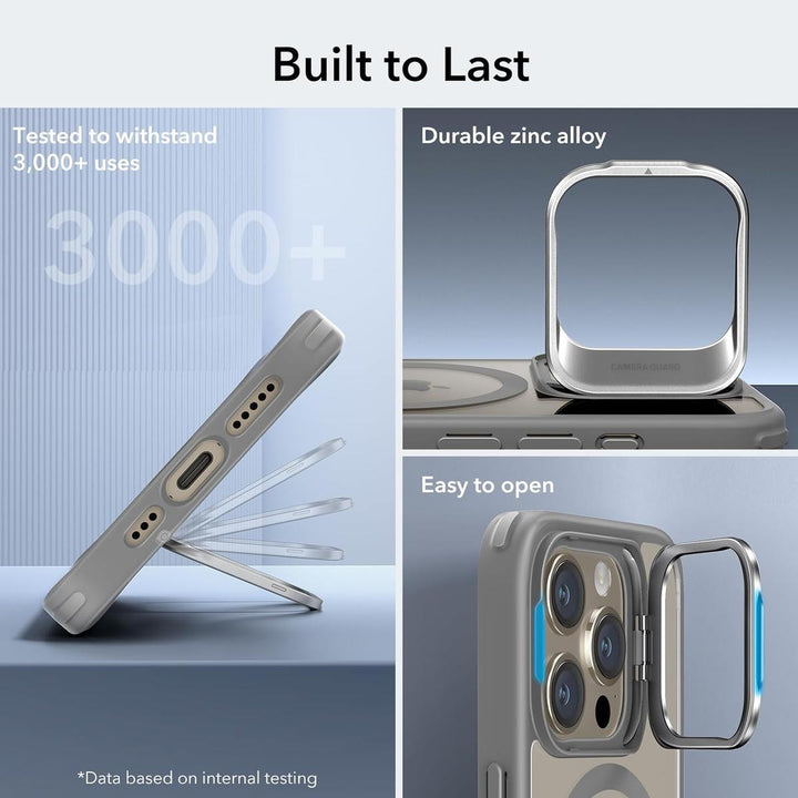 ESR MagSafe Pro Case w/ Stand - Clear Grey - DOKUTRONIX