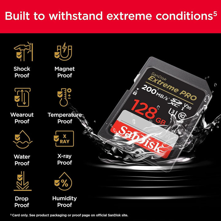 Extreme PRO 128GB SDXC Card - DOKUTRONIX