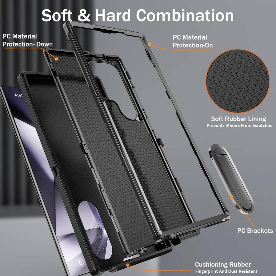 Galaxy FlexStand Case - Black - DOKUTRONIX