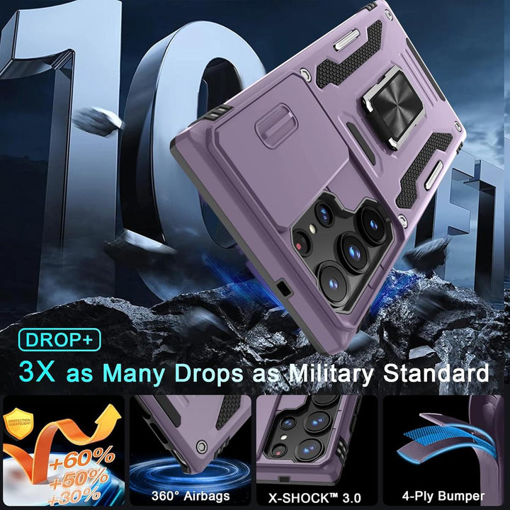 GalaxyGuard: DEERLAMN Deep Purple Case S24 Ultra - DOKUTRONIX