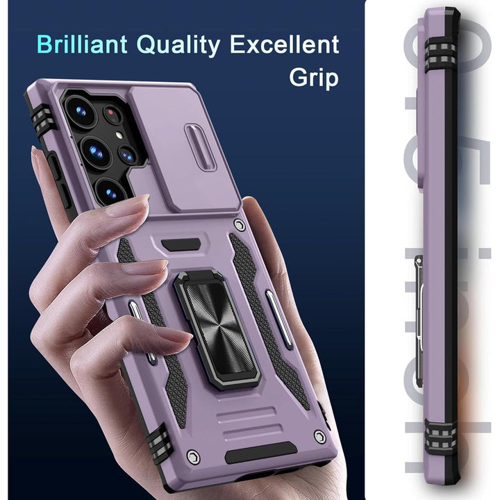 GalaxyGuard: DEERLAMN Deep Purple Case S24 Ultra - DOKUTRONIX